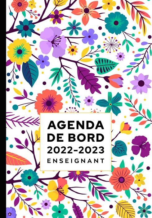 Agenda de bord enseignant 2022-2023
