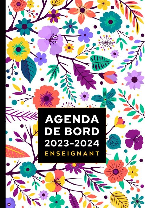 Agenda de bord enseignant 2023-2024