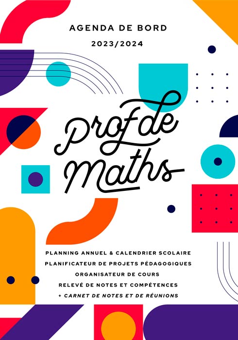 Agenda de l'enseignant mensuel, année scolaire 2023/2024, avec registre 9  classes, format 19x27. Pour ceux qui pensent en numérique : planification,  organiser, conçoit! (Viva Magenta) : : Fournitures de bureau