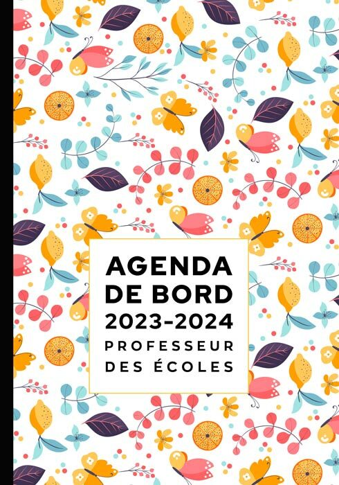 Agenda de bord professeur des écoles 2023-2024