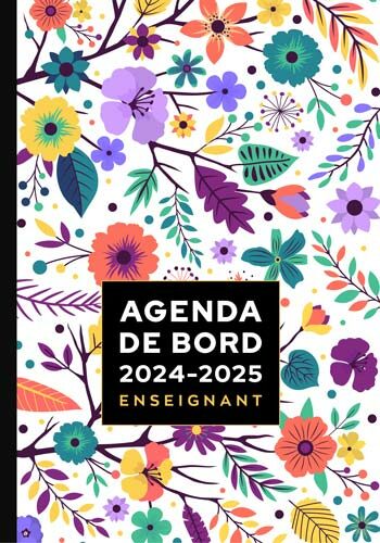 Agenda de bord enseignant 2024-2025