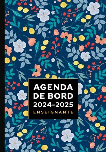 Agenda de bord enseignante 2024-2025