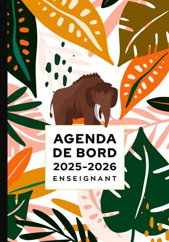 Agenda de bord enseignant 2025-2026