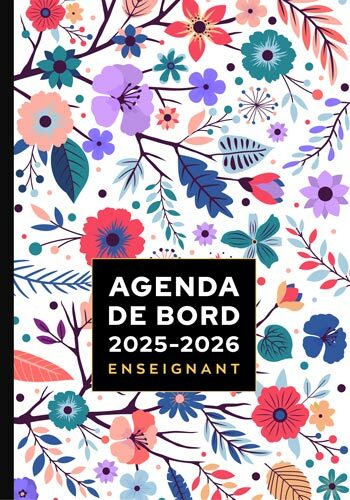 Agenda de bord enseignant 2025-2026
