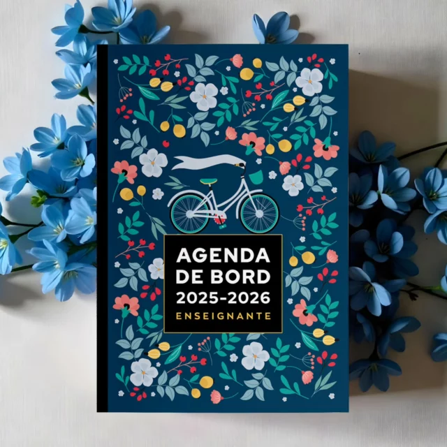 📘✨ Nouveau ! Agenda de bord 2025/2026 spécial enseignante
Pensé pour vous accompagner toute l’année scolaire, de la rentrée aux vacances 🗂️
✔️ Format A4 pratique
✔️ 23 classes à suivre
✔️ Planning, notes, projets, réunions… tout y est !
Un outil complet pour une année claire et organisée !
🛒 Disponible dès maintenant !

#agendaenseignant #agendaenseignante #prof #rentree2025